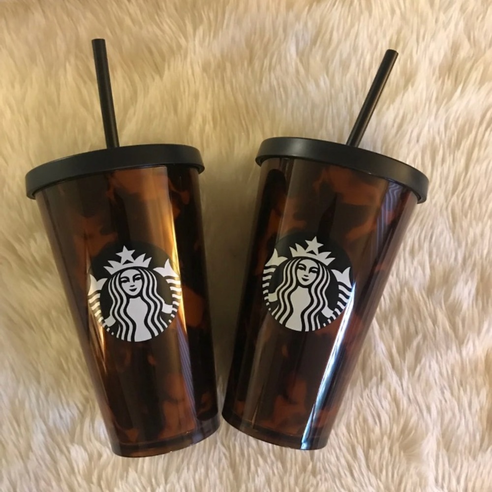 Starbucks Tortoise Shell Tumbler Bundle